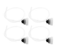 BESPORTBLE Mangueras para Sellador al Vacío de Plástico Blando 4 Piezas Tubos de Repuesto para Almacenamiento de Alimentos Accesorios para Sellado Hermético en Cocina Doméstica y