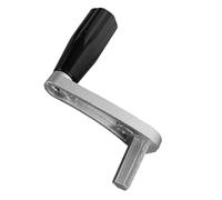 BESPORTBLE Manivela para Percha de Ropa Elevadora de Mano, Accesorio de Manijas Seis Dientes, Manivela de Balcón en Metal Plateado Corto, Uso en Secado de Ropa en Interiores y Exteriores