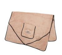 BESPORTBLE Manta para Mascotas con Bolsillos, Secado Rápido, Coral Fleece | Perros y Gatos, Ultraabsorbente y Suave al Tacto, Adecuada tras Baño o Playa, Pieza Única