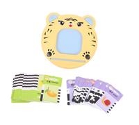 BESPORTBLE Máquina de Aprendizaje Interactiva para Niños Pequeños, Juguete Educativo de PVC Tamaño Básico, Bilingüe Chino E Inglés, Desarrollo Sensorial y Cognitivo, Juego de Historias