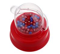 BESPORTBLE Máquina de Lotería Eléctrica para Juguete de Selección de Números Divertida para Fiestas Familiares y Eventos Infantiles Juego de Mesa Adaptable para Interior y Exterior