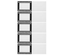 BESPORTBLE Marco de Fotos Estilo Película Vintage Plegable para Fotos 6 Pulgadas, Marco de Tira de Película para Pared o Escritorio, Pack de 5 Unidades, Accesorio Decorativo para Galería