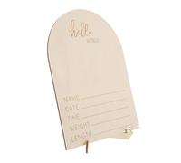 BESPORTBLE Marco De Fotos Ultrasónico De Madera Para Ecografía Diseño Único Soporte Multifuncional