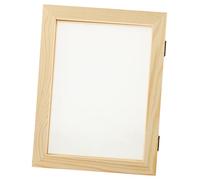 BESPORTBLE Marco de Madera DIY para Hacer Papel Hecho a Mano, Tamaño Mediano, Color Pino Natural, Kit Artesanal Educativo para Niños, Uso Escolar y Manualidades, Paquete Completo