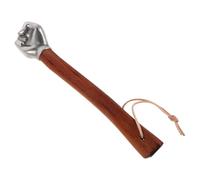 BESPORTBLE Martillo Multifuncional de Puño Mango Ergonómico de Madera y Acero Inoxidable, Herramienta Sólida para Camping y Uso Doméstico Decorativo