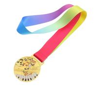 BESPORTBLE Medalla de Metal Dorada Cinta Medalla de Premio para Competición de Piano Violín Canto y Danza para Ganador en Concursos Infantiles de Música y Baile