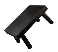 BESPORTBLE Mesa de Centro Pequeña Rectangular de Madera para Salón de Té y Dormitorio, Mesa Baja Multifuncional Diseño Ecológico y Taburete de Madera