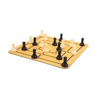 BESPORTBLE Mesa Familiar de Nine Mens Morris Tablero Portable para Diversión Casa y Reuniones