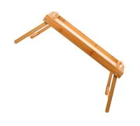 BESPORTBLE Mesa Plegable Bandejas Bandeja De Mesa De Cama Bandeja De Cena Bandeja De Cama Bandeja De Mesa De Desayuno De Cama Bandeja De Regazo Mesa para Cama Madera Maciza Beige