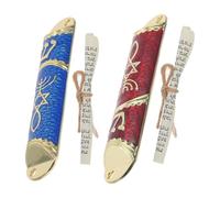 BESPORTBLE Mezuzá Símbolos Judíos 2 Piezas Decorativas Rollo Kosher para Puertas de Casas y Oraciones Religiosas