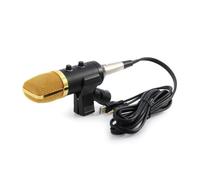BESPORTBLE Micrófono Condensador USB Compacto con Chip de Reverberación Integrado y Soporte Ajustable para Doméstico y Podcasting Sonido Envolvente y Alta Sensibilidad Color Negro