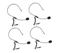 BESPORTBLE Micrófonos de Condensador de Diadema Cable, 4 Piezas, Conector Roscado para Amplificador de Voz y Altavoz, Adecuados para Enseñanza y Presentaciones en Conferencias