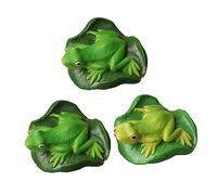 BESPORTBLE Mini Adorno de 3 Piezas Escultura para Decoración de Escritorio Manualidades Accesorios DIY Estatua Miniatura para Jardín Hogar Niños