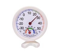 BESPORTBLE Mini Higrómetro Medidor De Temperatura Y Humedad Higrómetro De Mesa Broches Cruzados Para Mujeres Soporte Alto Cesta De Lavandería Termómetro Duradero Guijarros Para Jardín Th108