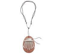 BESPORTBLE Mini Kalimba de Madera Notas Piano Pulgar Portátil para Principiantes Instrumento Musical Ligero y Divertido para Adultos para Casa Escuela y Actividades al Aire Color Aleatorio