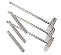 BESPORTBLE Mini Martillos de Acero Aleado Desmontables para Reparación de Relojes, Niños, Tamaño Mini, Mango Antideslizante, Juguete Didáctico para Bricolaje y Aprendizaje, Set de 3 Piezas