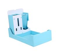 BESPORTBLE Mini Plato De Comida para Hámster y Animales Comedero y Bebedero Extraíble Diseño y Resistente Al Agua Accesorio para De Color Azul