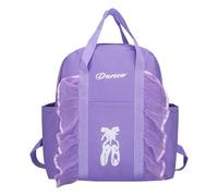 BESPORTBLE Mochila De Baile Mochilas Escolares para Niñas Mochila para Niña Mochila Chica Bolsa De Baile De Ballet Bolso De Escuela De Las Niñas Bolsa De Baile Chicas Tela Oxford Púrpura