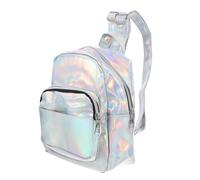 BESPORTBLE Mochila De Dibujos Animados Unicornio Brillante Informal Moderna Mochila De Viaje Antirrobo Plateada Para Mujeres