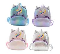 BESPORTBLE Mochila de Unicornio Escolar para Mochila de Viaje de PU Bolso Unicornio para Niña para Excursiones o Actividades Escolares