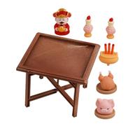 BESPORTBLE Modelo De Simulación De Carne De Cerdo Pequeño Ornamento De Prosperidad para Decoración De Mesa Escultura De Escritorio para La Abundancia del Hogar