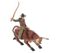 BESPORTBLE Modelo Taurino de Resina con Figura de y Torero Realista Decoración Pequeña para Habitación y Escritorio Colección de Arte Toreo para Aficionados