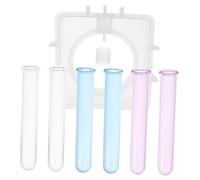 BESPORTBLE Molde De Silicona para Base De Jarrón Molde para Jarrón De Tubo De Ensayo Decoración Floral Fabricación De Jarrones Soporte Acrílico Accesorio Conjunto