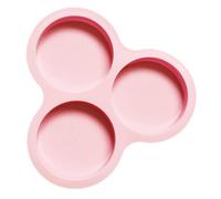 BESPORTBLE Molde de Silicona para Huevos para Freidora de Aire Molde para Muffins Redondo de 10 CM Color Rosa Herramienta para Hornear Postres Caseros