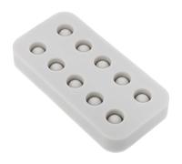 BESPORTBLE Molde de Silicona para Injerto de Reina de Abejas Tamaño S, Herramienta para Apicultura Reutilizable, Kit de Cría de Celdas Reales Cera Natural, Equipo para Apicultores