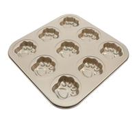 BESPORTBLE Molde para Galletas de Silicona Reutilizable Forma de 9 Patas de Gato, Herramienta para Hornear y Decoración Diy, Ligero y Portátil para Cocina, Pastelería y Repostería