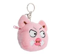 BESPORTBLE Monedero Cerdito Lindo Estuche para Lápices Monedero De Chicas Bolso De Cambio para Niñas Billetera Kawaii Bolso De Dinero para Bolsa De Lapices Billetera De Niñas Rosa Felpa