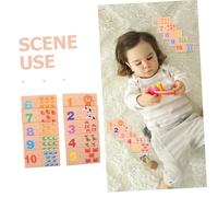 BESPORTBLE Montessori De Matemáticas Niño Niña Años Educativo De Habilidades Cognitivas para Preescolar Dispositivo De Aprendizaje Temprano Numeración y Secuenciación