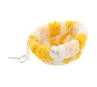 BESPORTBLE Nido Acolchado Colgante para Aves con Anillo de Cama Cálida para Periquitos y Lovebirds Refugio Duradero para Jaulas de Pájaros para Invierno y