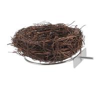 BESPORTBLE Nido De Pájaro De Ratán Decoración Cálida Casa para Pájaros Cojín De Descanso para Pájaros Adorno De Jaula De Pájaros Resto De Pájaro Tejido Planta Xuan Feng Rota Loro