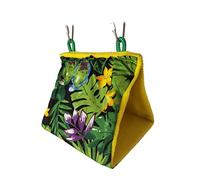 BESPORTBLE Nido De Pájaro De Sombra De Verano Casa De Loros Juguetes Suaves Cama Colgante para Hamster Cama Colgante De Pájaro Triángulo De Jaula De Pájaro Peluche El Pájaro Merienda Pelusa