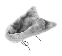 BESPORTBLE Nido de Pájaro Puesto de pájaros cabaña para acurrucarse con Loros Accesorios para jaulas de Loros nidos de pajaros casa pajaros Capa Colgante de Loro Cama de pájaro Franela Grey