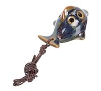 BESPORTBLE Ocarina de Cerámica Forma de Pez de Ocarina Portátil para Principiantes Fácil para Tocar Música Casa Aire