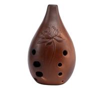 BESPORTBLE Ocarina de Cerámica Xun Chino de 10 Hoyos, Instrumento Musical Antiguo Profesional Sonido Profundo y Afinación Profesional para Principiantes y Artistas, Obsequio Varios estilos