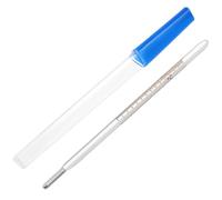 BESPORTBLE Oral de vidrio para adultos, diseño de barra triangular libre, azul, medición manual precisa de la temperatura