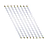 BESPORTBLE Organizador de Flotadores de Pesca Transparente de 19 Mm X 50 Cm, Tubo Resistente de Plástico Grueso para Almacenamiento y Dispensador Portátil de 8 Piezas, Adecuado para Pesca