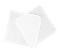 BESPORTBLE Organizadores de Armario Diseño Estructural Sólido Portátiles de Plástico Blanco, Accesorios Resistentes y Duraderos Paquete de 2 Piezas para Armarios Dormitorio