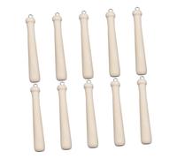 BESPORTBLE Pack De 10 Llaveros De Mini Bate De Béisbol De Madera Bates De Béisbol En Miniatura Para Manualidades Accesorios Para Fiestas Temáticas