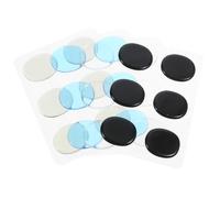 BESPORTBLE Pads Electrónicos para Batería Silenciosos Autoadhesivos de Silicona, Juego 48 Unidades Multicolor Transparente Café Azul Negro, Amortiguadores de Vibración para Pad de Percusión