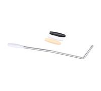 BESPORTBLE Palanca De Ajuste Para Guitarra Eléctrica De Barra De Trémolo Brazo De Trémolo Simple Incluye Tapones Plateados Para Sistema De Puente De Simple