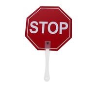 BESPORTBLE Paleta de señal de Alto para el Aula: Señal portátil Octagonal roja de Doble Cara - Herramienta docente para el manejo del Comportamiento y el Control del Ruido - Señal Visual para