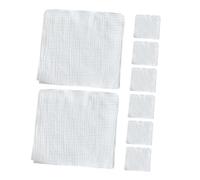 BESPORTBLE Pañales de Tela para Recién Nacidos 8 Piezas Doble Capa de Muselina 100% Algodón Lavables y Reutilizables Blancos 43X45 CM Toallitas para Eructar Bebés Uso Diario y