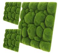 BESPORTBLE Panel de Pared de Espuma de Musgo Falso Verde para Decoración de Pared, Tablero de Musgo Artificial Fácil de Cuidar y Decoración Duradera para Arreglos y Bodas