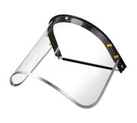 BESPORTBLE Pantalla contra Facial Casco Transparente Protección para Integral Salpicaduras, Ligera y Resistente de Pvc y Aleación de Aluminio Color Aleatorio para Pulido y Soldadura