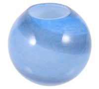 BESPORTBLE Pantalla de Cristal para Lámpara Colgante Pantalla de Repuesto Diseño Planeta Azul-Negro Tulipa Ornamental para Lámpara de Salón Compatible