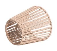 BESPORTBLE Pantalla de Lámpara de Techo de Cuerda Tejida a Mano Cubierta Rústica Colgante de Mimbre para Tiendas de Ropa y Ambientes Rústicos Sombra de Luz Vintage